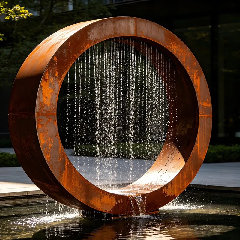 Fontaines en corten